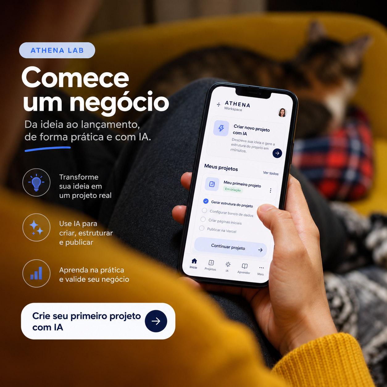 Comece seu negócio e faça as primeiras vendas